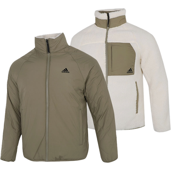 Adidas/Adidas genuine warm imitation lamb velvet on both sides wearing winter outdoor cotton jacket H20789
Adidas/Adidas genuine warm imitation lamb velvet on both sides wearing winter outdoor cotton jacket H20789