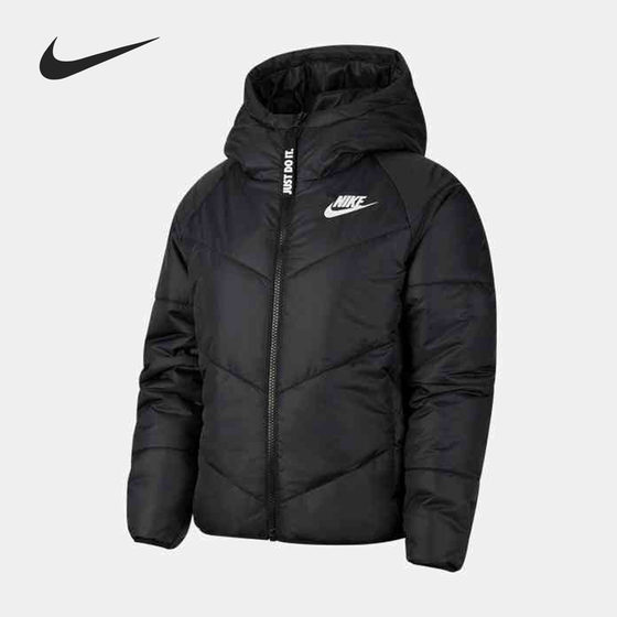 Nike/Nike genuine women's simple classic hooded warm -saving and woven leisure sports cotton cloth CV8688 Nike/Nike genuine women's simple classic hooded warm -saving and woven leisure sports cotton cloth CV8688
