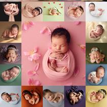 Full Moon Photo Background Cloth Wrap Newborn Full Moon Photo Props Baby Hundred Days Photo Props Background Cloth Blanket
