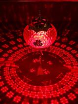 Spring Festival luminous lucky lamp children portable luminous red lantern crystal lucky character Spring Festival New Year decoration New Year's Day lantern