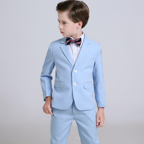 Children suits suit Playboy little boy piano performance gown CUHK Tong Shuai Striped Jacket Boy West Suit
