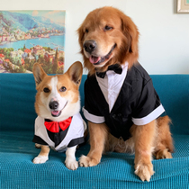 Pooch suits gown Cofund Mao teddy small and large Inn clothes wedding gift Genuine Pet Dress