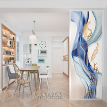 Tempered custom screen partition living room light luxury porch glass toilet simple Net red decoration cover small apartment