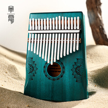 Huashu Kalimba piano Thumb piano 17-tone beginner finger piano kalimba five-finger piano Student introductory musical instrument