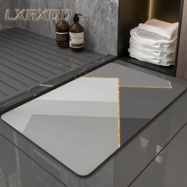 Toilet Ground Mat Silicon Algae Mud Suction Pad Anti-Slip Home Bathroom Speed Dry Mat Doorway Xuan Guan Entrum Doormat