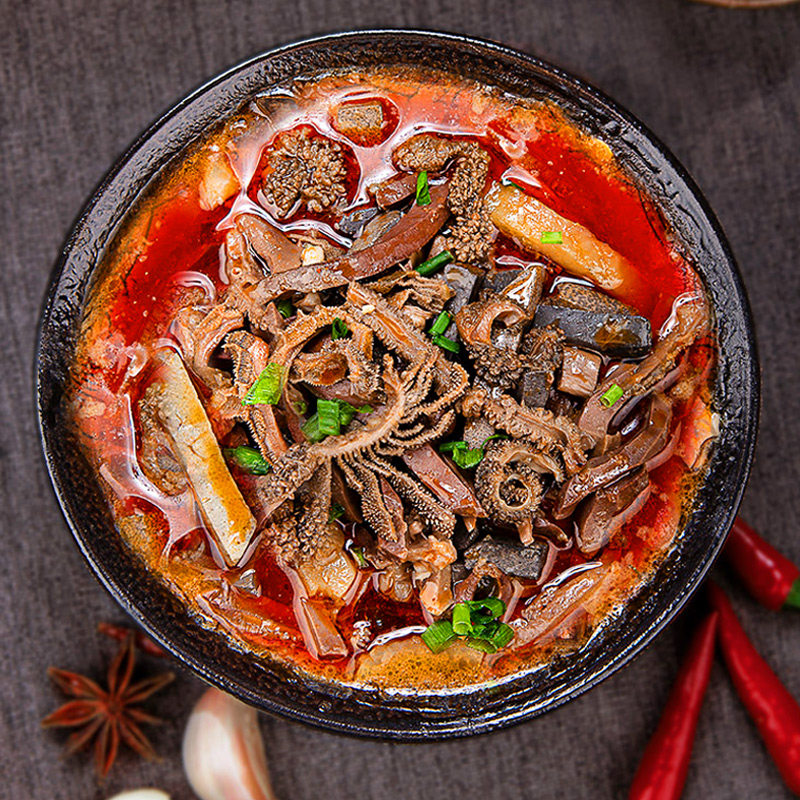 老北京香辣羊杂罐装750g