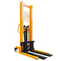 Manual forklift 1 ton full semi electric hydraulic forklift 2 ton lift truck small push loading and unloading to enjoy the new