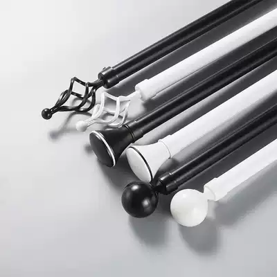 Dan Tong home simple modern curtain pole aluminum alloy thick Roman Rod nano mute Top living room bedroom