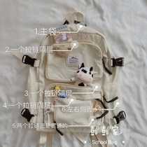 Schoolbag female Korean version of high school Mori Department Japanese backpack Joker Middle School junior high school students simple backpack cute