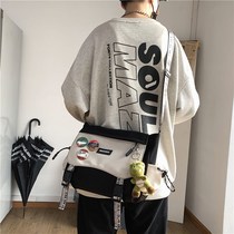 Shoulder Bag Mens Japanese Tide Leisure Canvas Bag Shoulder Bag Student Large Capacity Cross Back Bag