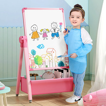 Small blackboard family teaching young children to draw a plate of magnetic stent graffiti board without dust can wipe the baby whiteboard