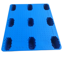 Blow molding nine-foot plastic pallet logistics forklift plate plastic floor plate pallet plate warehouse pad pallet tray