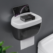 Punch-free Creative waterproof tissue rack toilet paper box toilet tissue box toilet paper rack drawing paper box