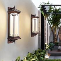 Solar Wall Light Outdoor Balcony Garden Gate Light Garden Wall Light Chinese Villa Terrace LED Light Outdoor
