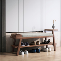 Nordic Walnuts can sit in a changing shoe stool multifunction storage shoe cabinet Home doorway door-to-door shoe holder strip stool