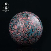 donguan Dongguan Lacquer beads Single beads Gold worm Non-relic Mother-of-pearl Lacquerware DIY hand string Buddha beads accessories Flowers fall