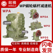 Worm gear reducer WPA vertical gearbox gear wpx small horizontal reducer wpo turbine motor