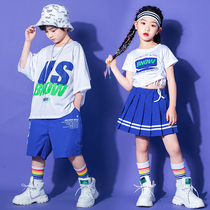 Street dance Childrens Chahop Hip Hop Girls Jazz Dance Costumes 61 primary and middle school students Games cheerleaders to perform