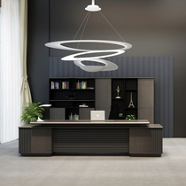 Boss Desk Supervisor Manager Big Bandae New Chinese President Desk Brief Office Computer Table And Chair Cabinet Combination