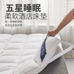 New hotel star soft mattress feather velvet tatami mat rental homestay thick mattress double bed mat