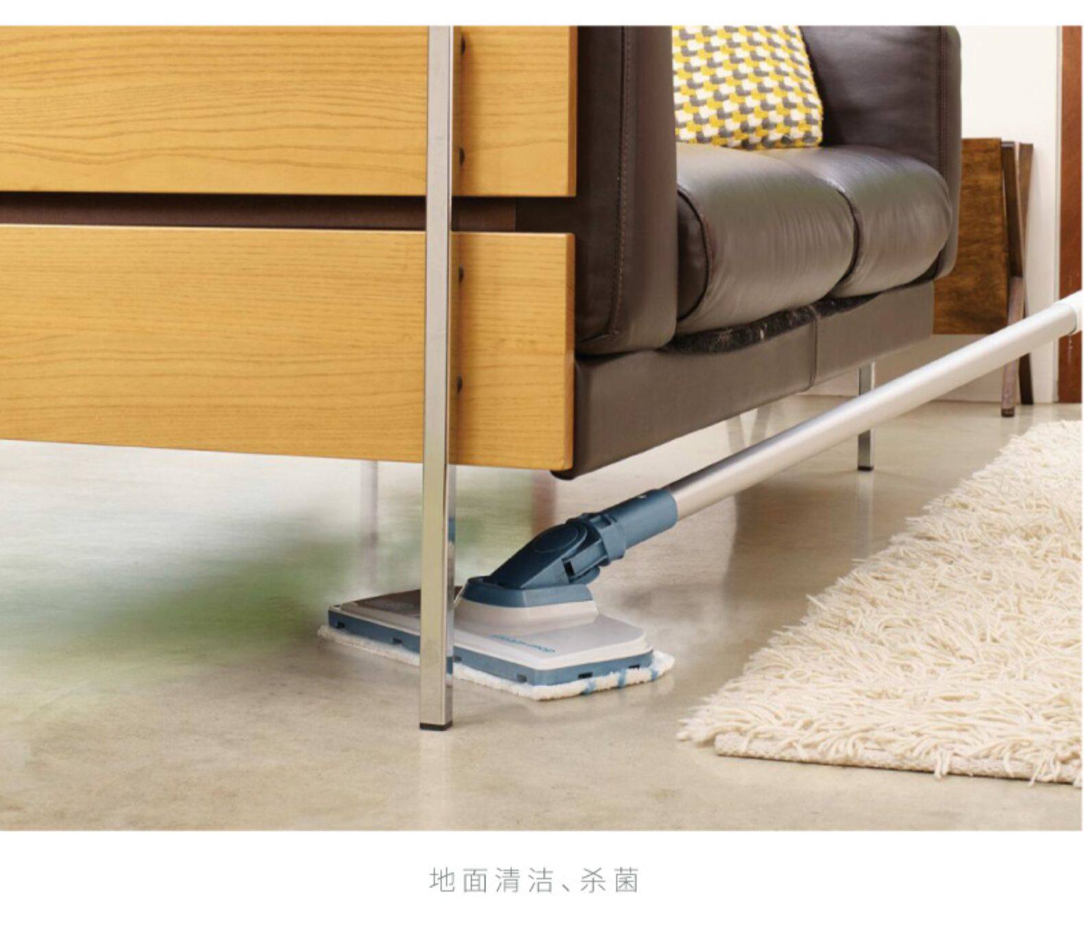 black decker百得蒸汽拖把家用多功能高温除菌厨卫电动拖地清洁机