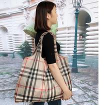 Large Capacity Folding Supermarket Environmentally Friendly Shopping Bag Hand Bag Women Waterproof Portable Buy Vegetable Bag Single Shoulder Nylon Bag Pocket