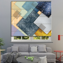 Modern fashion Roman curtain Living room Room Dining Room Balcony Study club full shading Intelligent electric lifting curtain