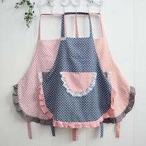 Summer beautiful Ocean Gas Apron Lady Nice Looking Fashion South Korea Summer 2021 New Slim-style Kitchen Waistline