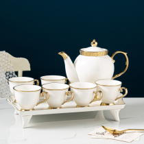Living room Tea cup Kettle cup Water cup set Ceramic household with tray European tea set Water set Luxury
