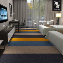 Fashion color squares free splicing pure carpet bedroom childrens room network red full carpeted office commercial
