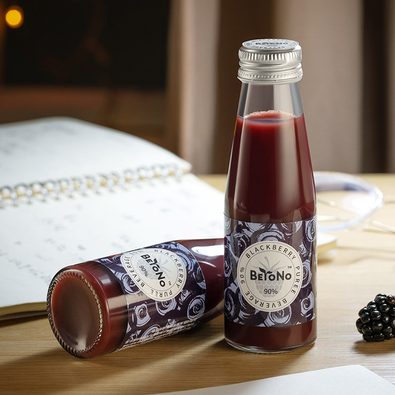 倍优能花青素养颜黑莓原浆