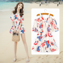 Swimwear Women summer 2021 New Fashion Fairy thin sexy one-piece conservative plus size Korean ins style swimsuit