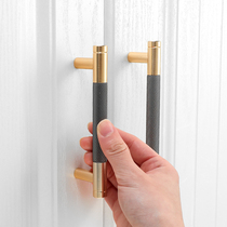 Casmaster modern minimalist High-end Cabinet Door Handle Cupboard Cabinet Eu Style Light Lavish Gold Aluminum Alloy Wardrobe Door Handle