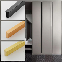 Through top wardrobe handle cabinet door modern minimalist minimalist light lavish black gold tonbody one to the top lengthened door handle