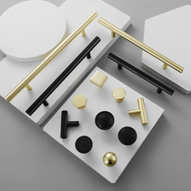 Casmaster 2021 New golden cabinet door handle modern minimalist High-end Light Lavish Wardrobe Drawer Aluminum Alloy Handle