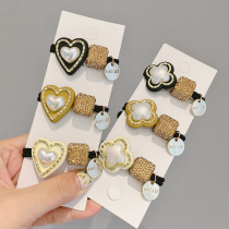 South Korea Dongdaemun trend assembly ground Net red flash Diamond Square love girl hair Japanese and Korean travel hair accessories