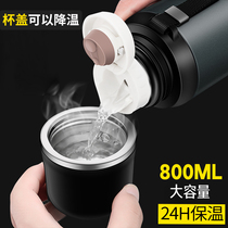 Fuguang thermos cup mens high-grade 316 stainless steel large capacity student simple portable cover tea drinking cup