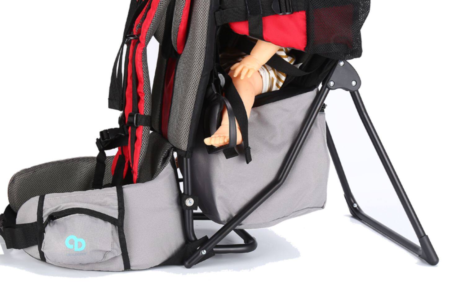 户外宝宝背架大儿童后背式背带可折叠婴儿出行背娃神器