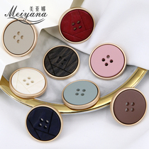 Metal button buttons for womens tops coats suits clothes decorative buckles small high-end round buttons accessories and accessories