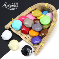 Color round resin button buttons Exquisite childrens baby clothes buttons Womens sweater jacket decorative buckle accessories