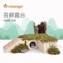 Niteangel Aite Moss Mat Hamster Dorm Room Moss Terrace Hamster Cage built with great view