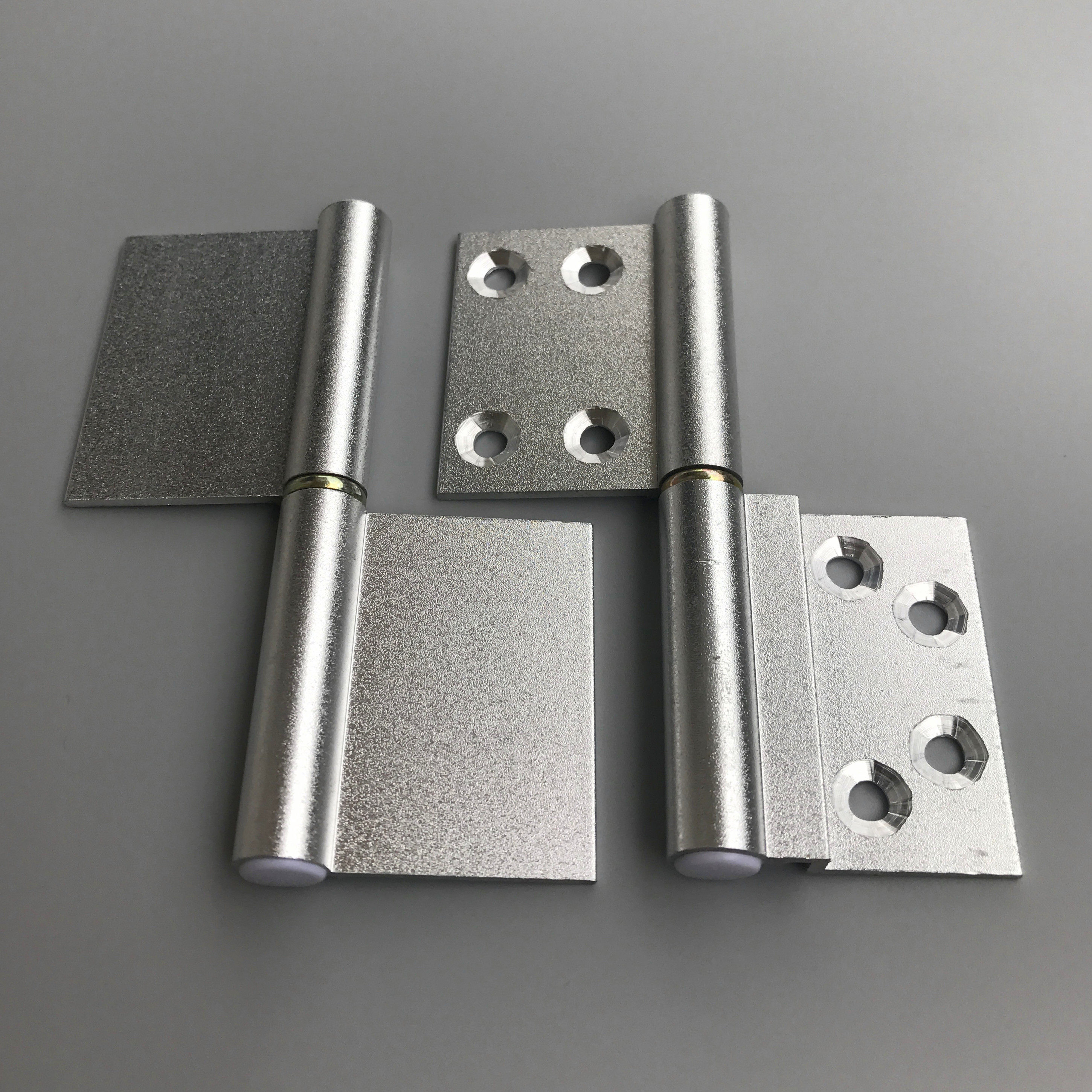 卫生间门合页铰链浴门厕所铝合页型材免冲平面脱卸铝合金加厚活页