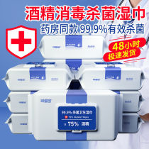 6 packs of medical grade 75% Alcohol Wet Towels Paper Germicidal Disinfected Wet Towels Baby Boy Adults small bag with cover for home