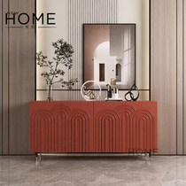 home light extravaganza modern dining side cabinet pole minimalist baking lacquered lockers tea water cabinet nemesis red xuan Nordic containing cabinet