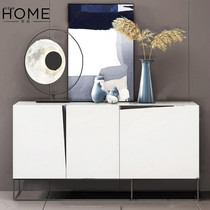 home Nordic minimalist modern tea water cabinet net red-like board room baking lacquered edge cabinet Xuanguan cabinet creative customization