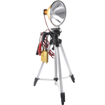 Fishing lamp xenon lamp strong light hernia night fishing lamp ultra-bright fish luring yellow and white warm light black pit fish luring laser laser cannon