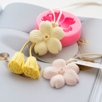 Tendrils DIY fragrant lavender plaster mold Cherry Blossom FOOD GRADE SILICONE GEL SILICONE GEL MOLD CAR HANG MOLDS