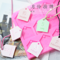 Tendrils DIY fragrant lavender moulds months to be decorated with food grade silica gel silicone gel molds hanging