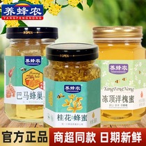 Zhous Beekeeping Bee Farmer Osmanthus Honey Bama Nest Permafrost Top Ocean Sophora 500 gr pure natural pregnant woman can eat