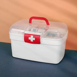 Household medicine box portable medicine box portable medical box multi-layer medicine box medicine box